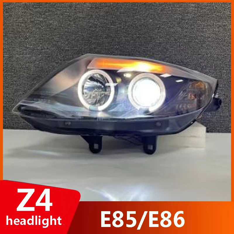Suitable for BMW old Z4 headlight E85/E86 lens LED angel eye headlight modified xenon lamp headlight assembly
Suitable for BMW old Z4 headlight E85/E86 lens LED angel eye headlight modified xenon lamp headlight assembly