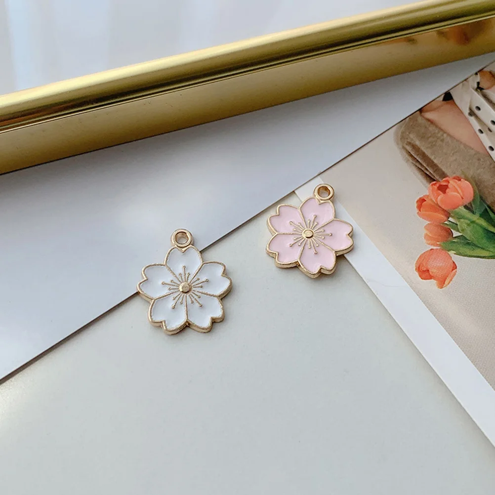 40Pcs Alloy Pendants Cherry Blossoms DIY Crafts Necklace Bracelet Decorative Accessories Pendant for Jewelry Making
40Pcs Alloy Pendants Cherry Blossoms DIY Crafts Necklace Bracelet Decorative Accessories Pendant for Jewelry Making