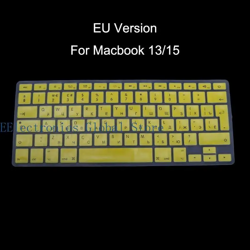 462B Keyboard Silicone Skin Protector Cover For Macbooks Air Pro 13 15 Keyboards EU Standard
462B Keyboard Silicone Skin Protector Cover For Macbooks Air Pro 13 15 Keyboards EU Standard