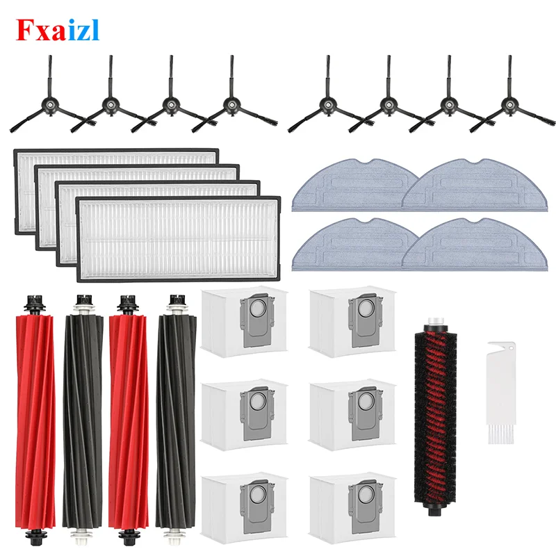 Compatible For (Roborock S8 S8 Pro Ultra S8+ )Robot Main Brush Side Brush HEPA Filter Mop Cloths Dust Bags Vacuum Cleaner Parts
Compatible For (Roborock S8 S8 Pro Ultra S8+ )Robot Main Brush Side Brush HEPA Filter Mop Cloths Dust Bags Vacuum Cleaner Parts