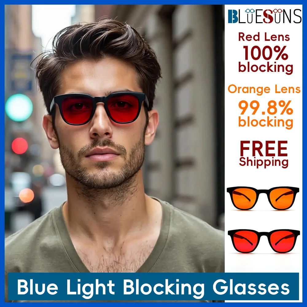 Game glasses, anti blue light glasses to protect eye health, red lenses, orange lenses, fashionable anti fatigue glasses
Game glasses, anti blue light glasses to protect eye health, red lenses, orange lenses, fashionable anti fatigue glasses