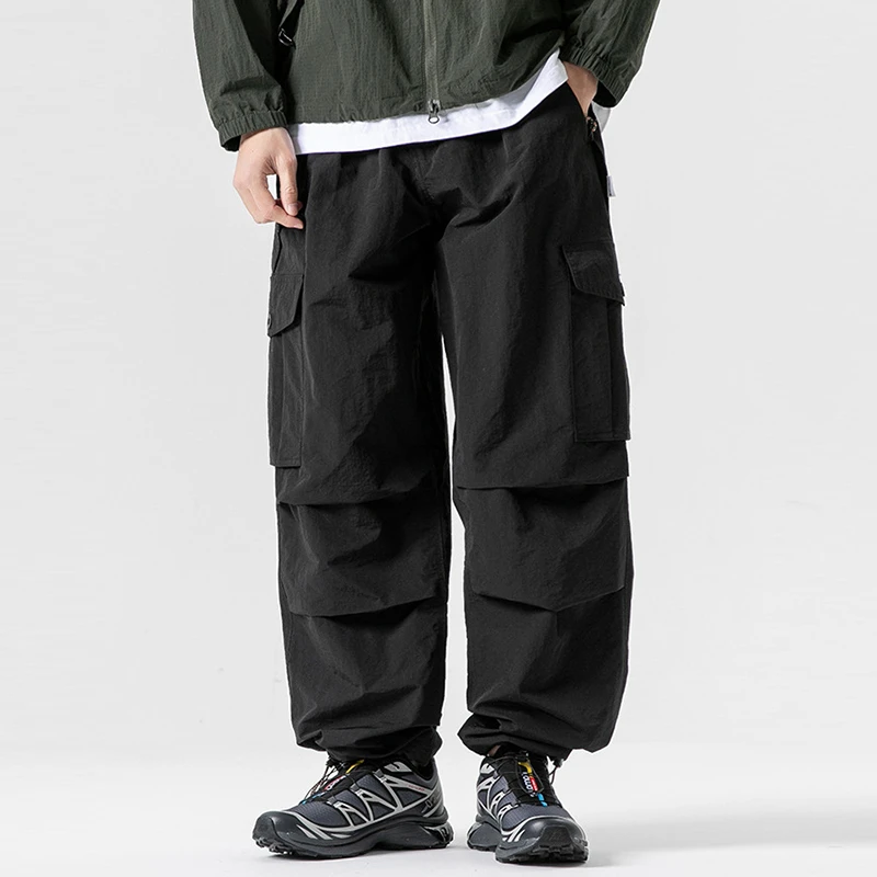 Men's Quick-Drying Cargo Pants New 2026 Spring Simple Style Big Pockets Loose Comfortable Male Casual Outdoor Trouses N083
Men's Quick-Drying Cargo Pants New 2026 Spring Simple Style Big Pockets Loose Comfortable Male Casual Outdoor Trouses N083