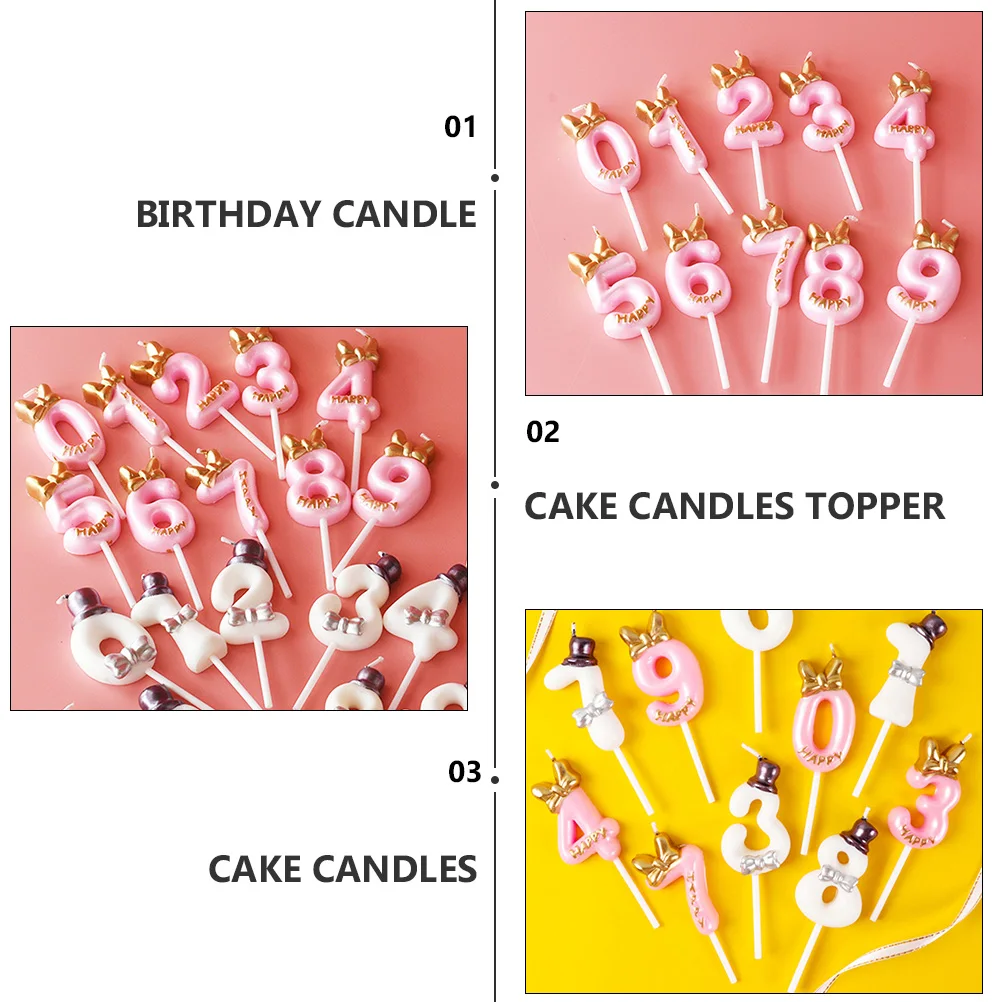 10pcs Birthday Decoration Pink Digital Number Candles For Party Candles Topper Wedding Anniversary Shower
10pcs Birthday Decoration Pink Digital Number Candles For Party Candles Topper Wedding Anniversary Shower