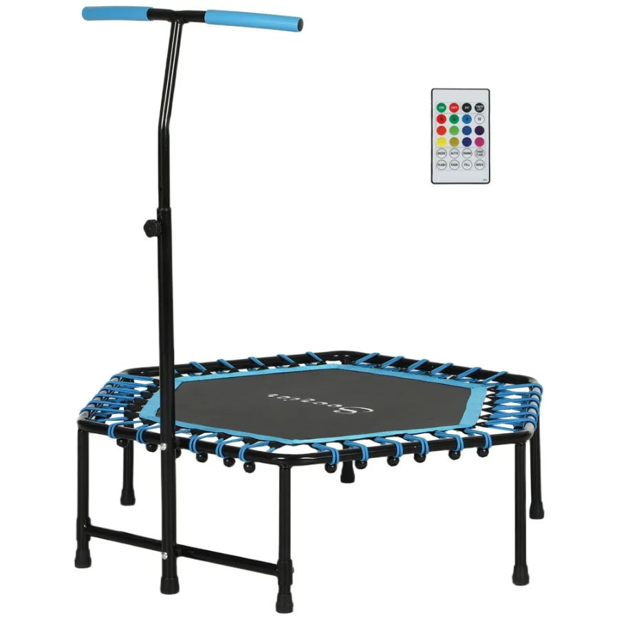 Батут-ребаундер 45 Rebounder для взрослых, бесшумный, с LED-подсветкой и регулируемой ручкой, синий
Батут-ребаундер 45 Rebounder для взрослых, бесшумный, с LED-подсветкой и регулируемой ручкой, синий