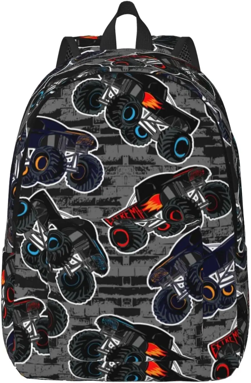 Серый рюкзак Monster Trucks для автомобиля, 15,7-дюймовый рюкзак для ноутбука, дорожный походный рюкзак, многофункциональная сумка для книг для мужчин и женщин
Серый рюкзак Monster Trucks для автомобиля, 15,7-дюймовый рюкзак для ноутбука, дорожный походный рюкзак, многофункциональная сумка для книг для мужчин и женщин