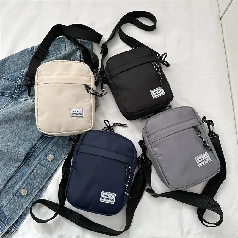 Simple Women's Square Shoulder Bag Letter Label Female Oxford Cloth Crossbody Bags Portabel Zipper Ladies Travel Phone Purse
Simple Women's Square Shoulder Bag Letter Label Female Oxford Cloth Crossbody Bags Portabel Zipper Ladies Travel Phone Purse