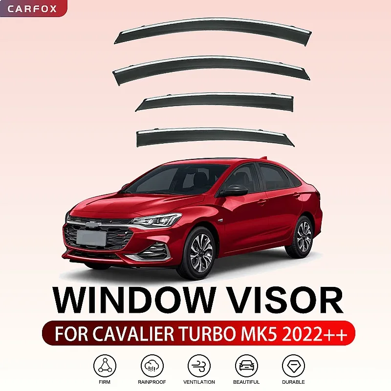 For CHEVROLET CAVALIER Turbo Onix 2016-2022 Car Window Visor Rain Sun Shade Side Deflector Awning
For CHEVROLET CAVALIER Turbo Onix 2016-2022 Car Window Visor Rain Sun Shade Side Deflector Awning