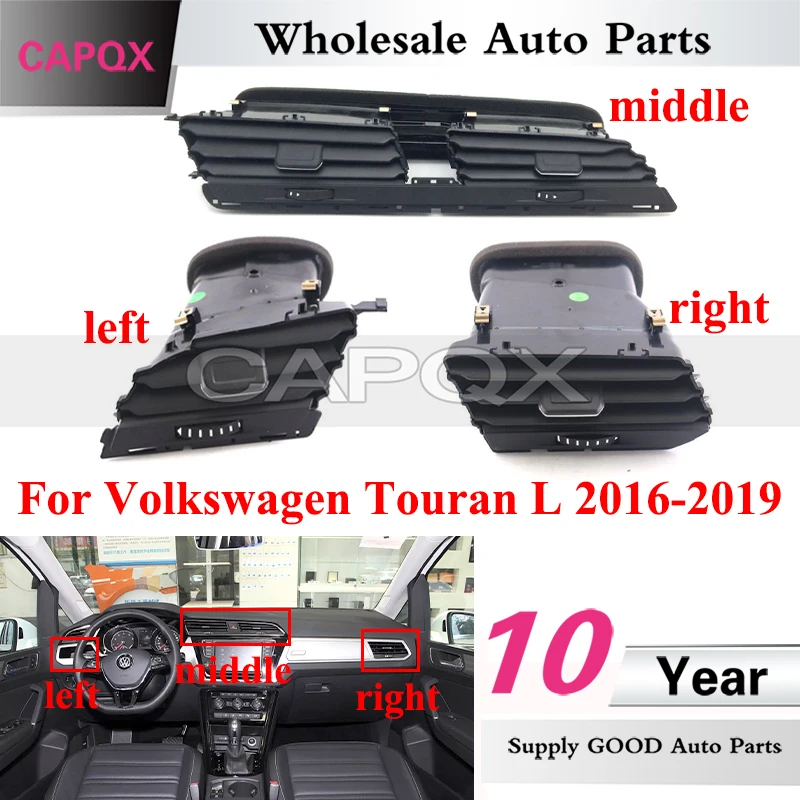 CAPQX 1 piece Air Conditioner Vent For Volkswagen Touran L 2016-2019 A/C Grille Outlet Dashboard Air Conditioner Outlet
CAPQX 1 piece Air Conditioner Vent For Volkswagen Touran L 2016-2019 A/C Grille Outlet Dashboard Air Conditioner Outlet