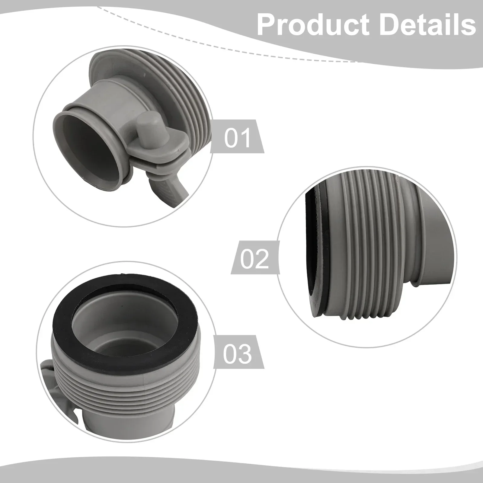 Pool Hose Adapter For Sand Pump Replacement Hose Adapter Pool Pump Part With Plunger Valve For Intex Swimming Pool Accessories 
Pool Hose Adapter For Sand Pump Replacement Hose Adapter Pool Pump Part With Plunger Valve For Intex Swimming Pool Accessories