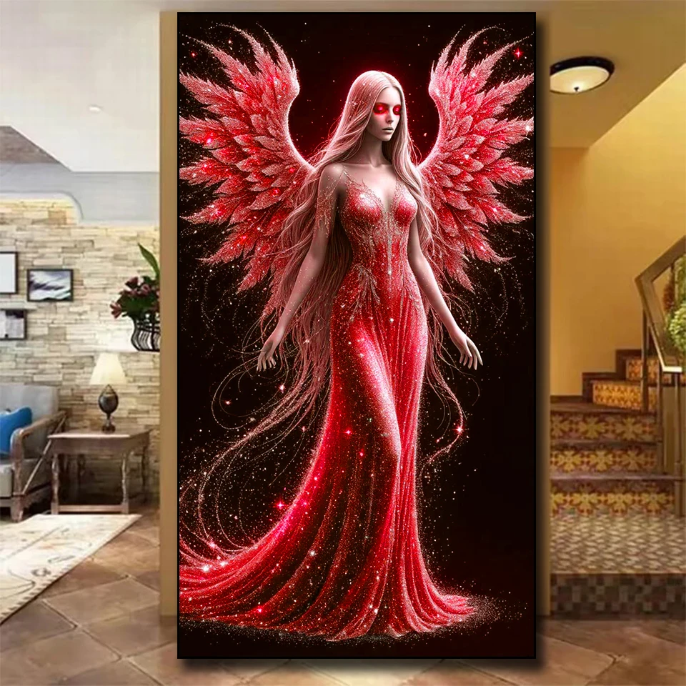Загадочный красный ангел с крыльями, сделай сам, алмазная живопись, новинка 2026, полная квадратная/круглая алмазная мозаика, сделай сам, художественное украшение для дома, подарок
Загадочный красный ангел с крыльями, сделай сам, алмазная живопись, новинка 2026, полная квадратная/круглая алмазная мозаика, сделай сам, художественное украшение для дома, подарок