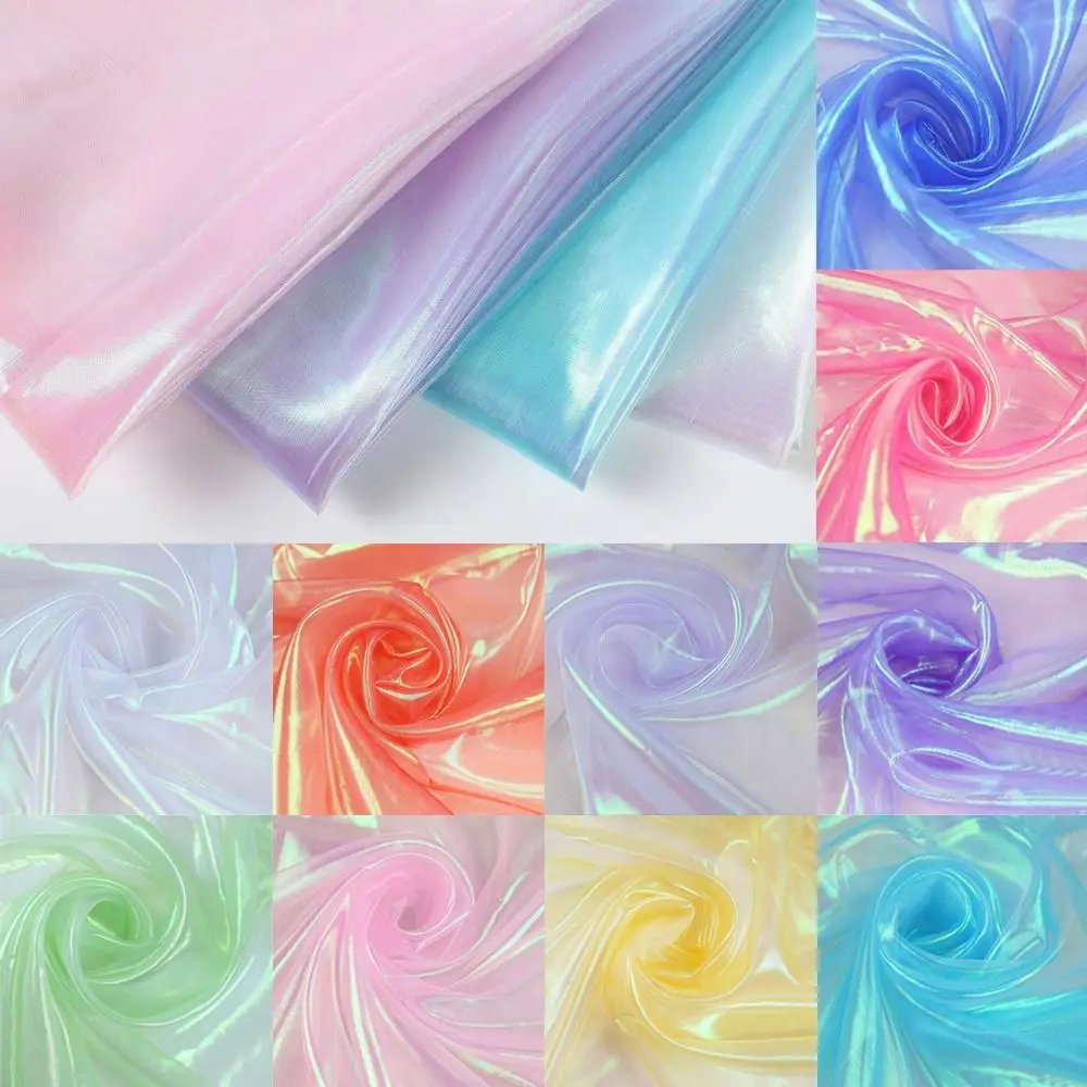 Handmade Materials Shiny Laser Tulle Transparent Thin Decor Voile Organza Dresses Fabric Designer
Handmade Materials Shiny Laser Tulle Transparent Thin Decor Voile Organza Dresses Fabric Designer