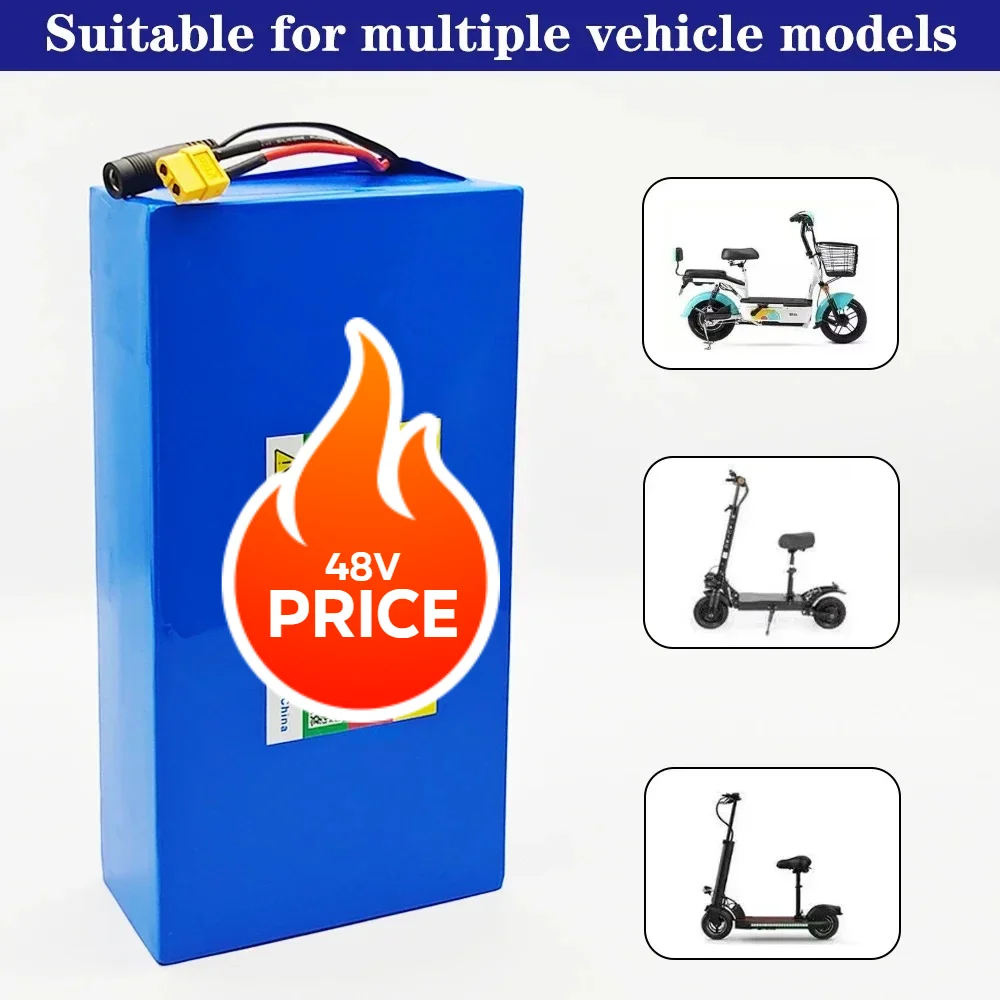 Brand new 48V 24Ah lithium 13s6p battery pack 48v 24000mAh 2000W for Citycoco electric scooter battery built in BMS
Brand new 48V 24Ah lithium 13s6p battery pack 48v 24000mAh 2000W for Citycoco electric scooter battery built in BMS
