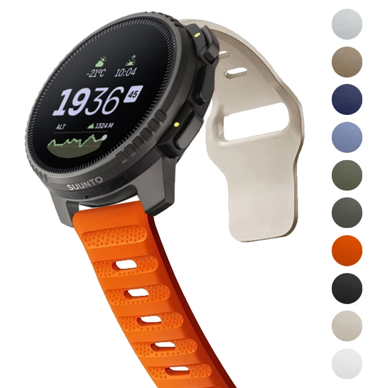 Ремешок силиконовый спортивный для Suunto Vertical / SUUNTO 9 PEAK Pro / 5 PEAK 22 мм, резиновый сменный Браслет для часов Suunto 3
Ремешок силиконовый спортивный для Suunto Vertical / SUUNTO 9 PEAK Pro / 5 PEAK 22 мм, резиновый сменный Браслет для часов Suunto 3