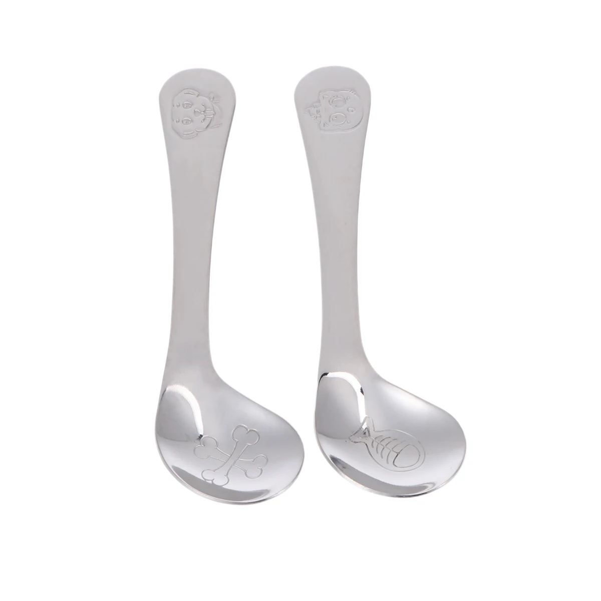 2 pcs Baby Training Spoon Stainless Steel Cartoon Design Coffee Spoon Ergonomic Handle Practical Durability Serving Tableware
2 pcs Baby Training Spoon Stainless Steel Cartoon Design Coffee Spoon Ergonomic Handle Practical Durability Serving Tableware