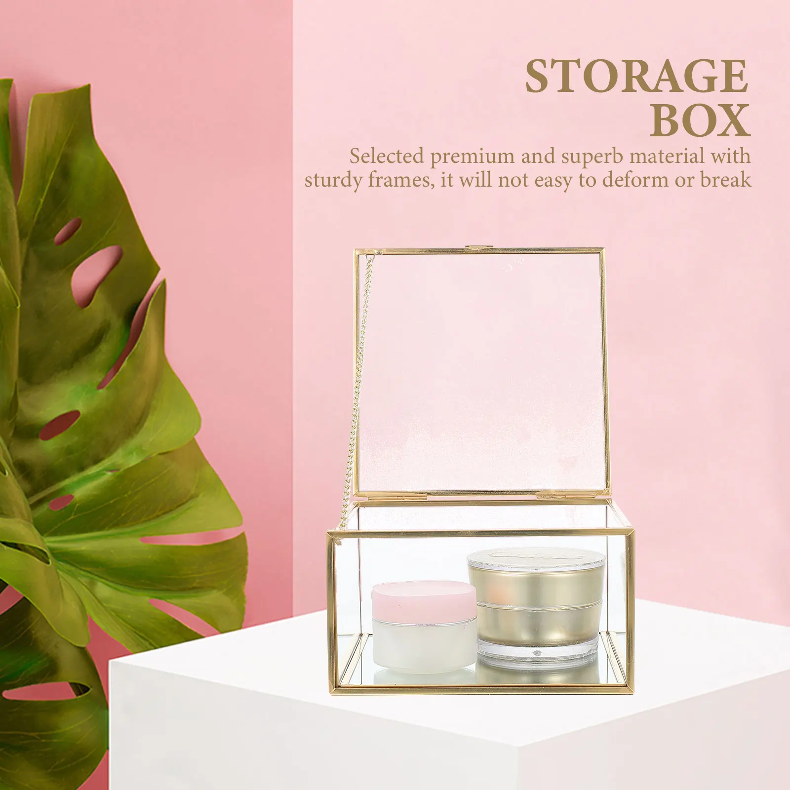Transparent Jewelry Box Compact Storage Organizer Small Items Earrings Necklace Holder Display Case Glass Storage Box
Transparent Jewelry Box Compact Storage Organizer Small Items Earrings Necklace Holder Display Case Glass Storage Box