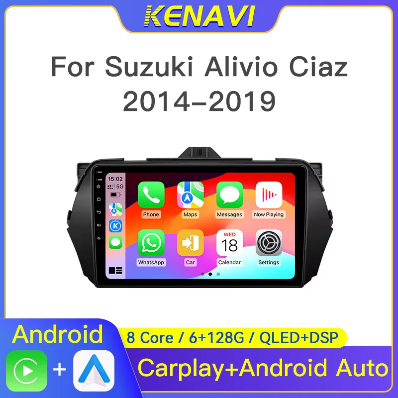 2Din Car Stereo Radio For Suzuki Alivio Ciaz 2014-2019 Multimedia Player GPS NAVI Wireless Carplay Android Auto Head Unit Screen
2Din Car Stereo Radio For Suzuki Alivio Ciaz 2014-2019 Multimedia Player GPS NAVI Wireless Carplay Android Auto Head Unit Screen