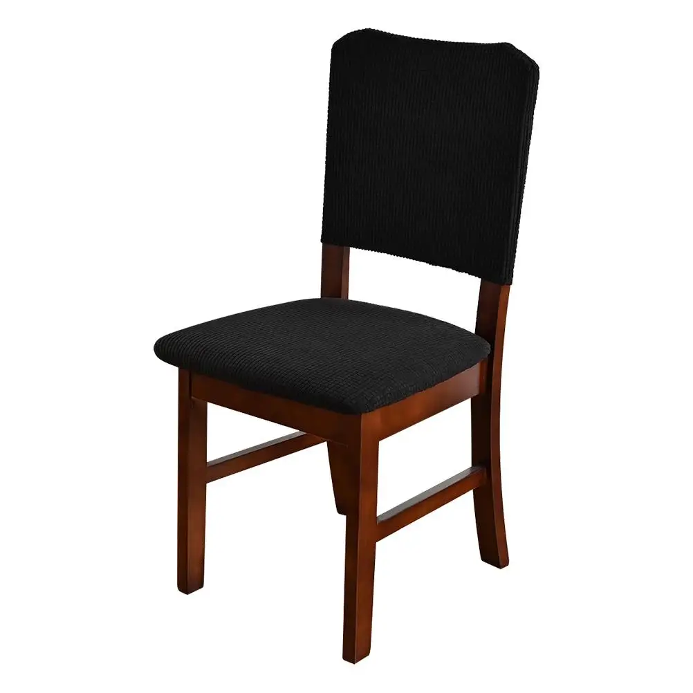 Chair Cover Protective Elastic Wrap Accessory Black Home Polyester Thick Practical Chair Seat Backrest Cover
Chair Cover Protective Elastic Wrap Accessory Black Home Polyester Thick Practical Chair Seat Backrest Cover