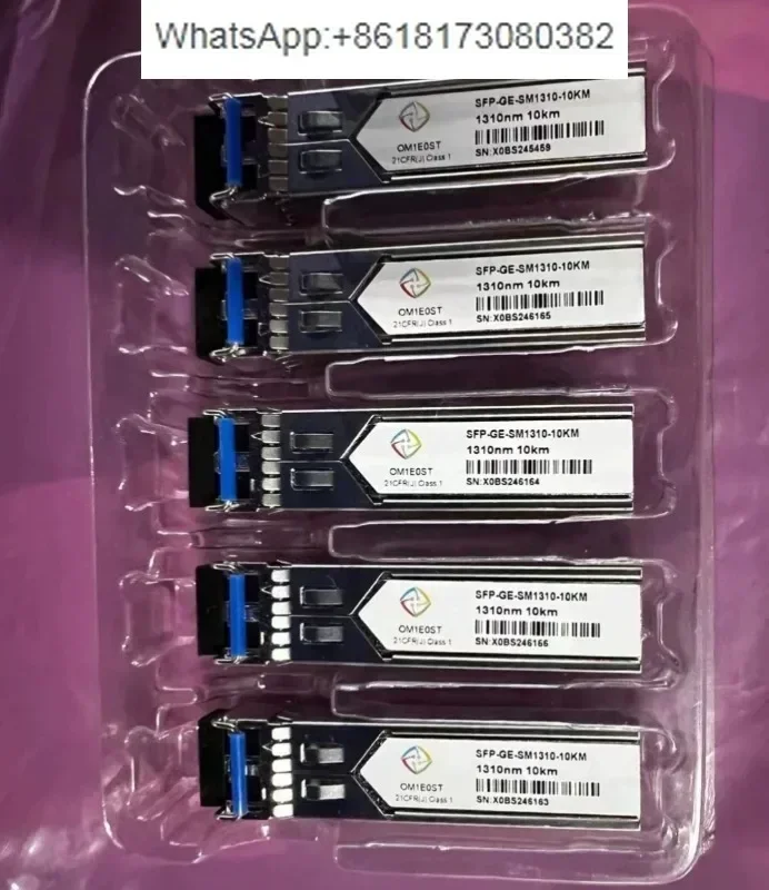 Xinrui Gigabit Single Mode Optical Module SFP-GE-SM1310-10km, brand new in stock 1PCS
Xinrui Gigabit Single Mode Optical Module SFP-GE-SM1310-10km, brand new in stock 1PCS