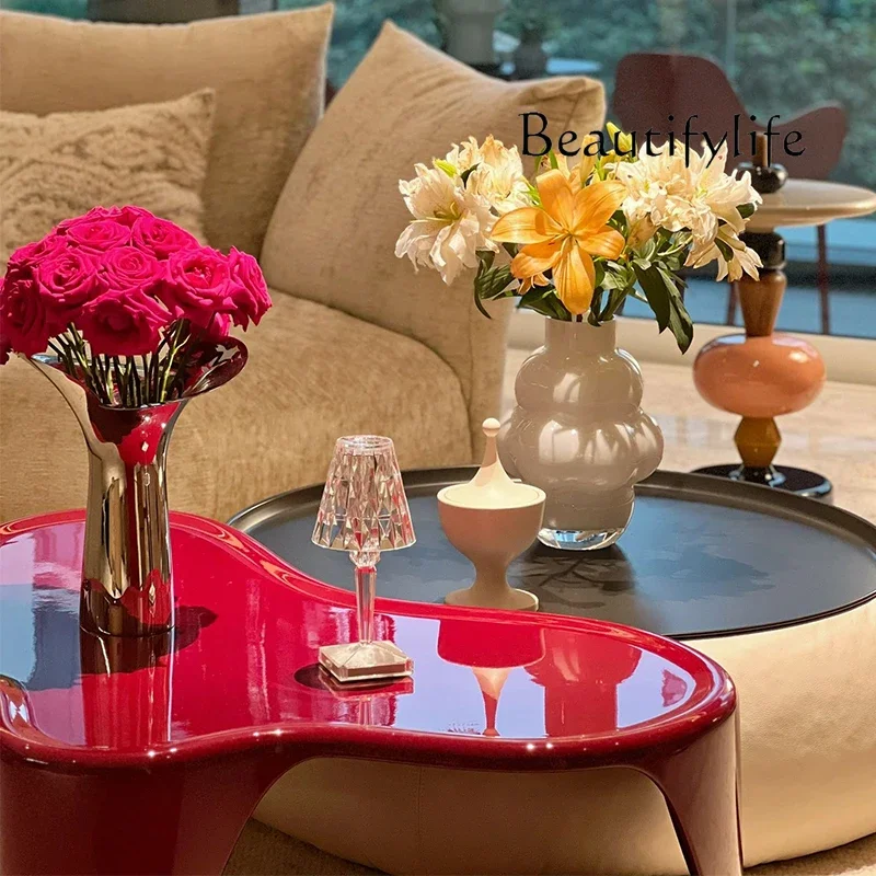 Vv SS New Coffee Table Living Room Home Post-modern Pebble Red Special-shaped Oval Cloud Paint
Vv SS New Coffee Table Living Room Home Post-modern Pebble Red Special-shaped Oval Cloud Paint