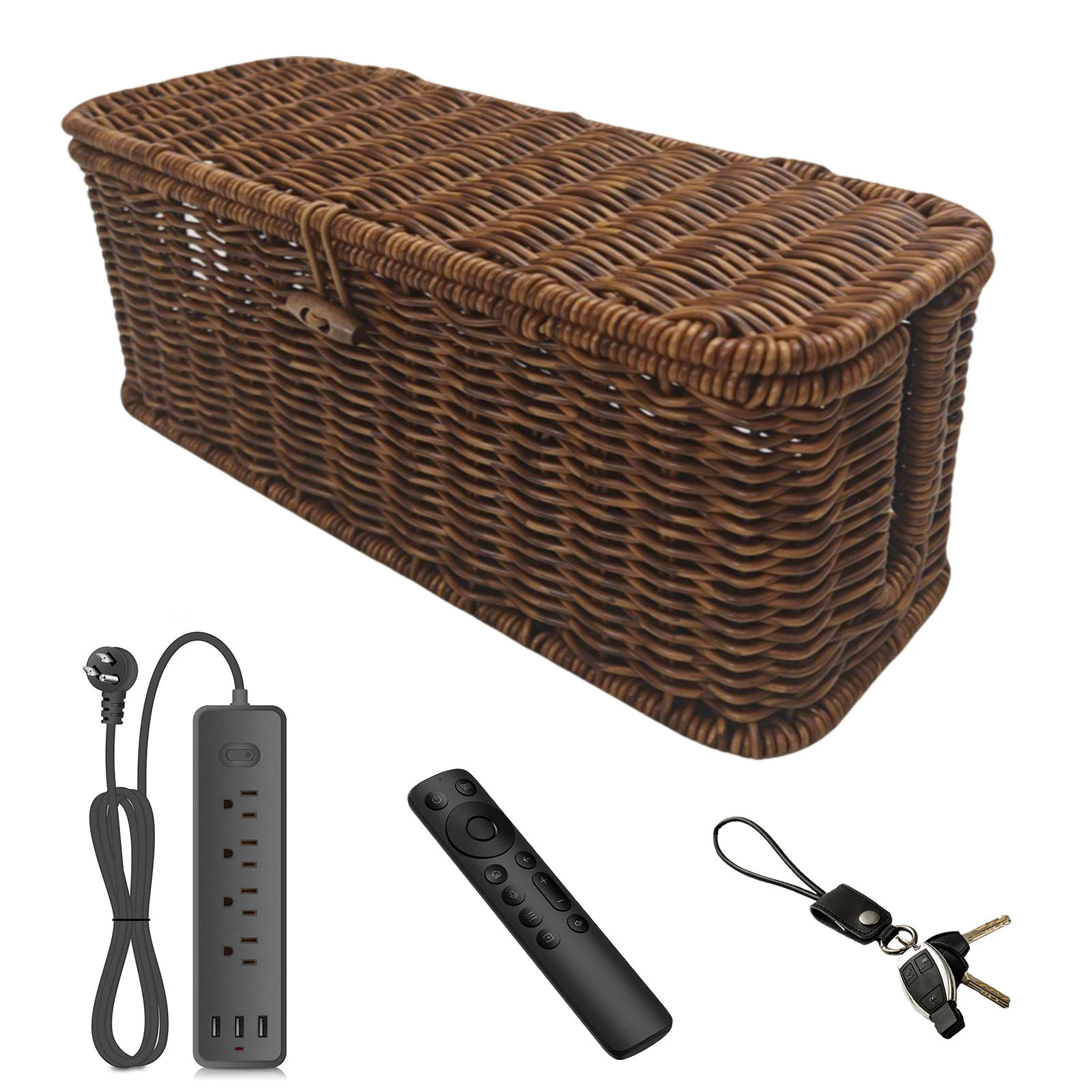 Коробка для организации кабелей с запираемой крышкой, органайзер для проводов для офиса и дома (большая)
Коробка для организации кабелей с запираемой крышкой, органайзер для проводов для офиса и дома (большая)