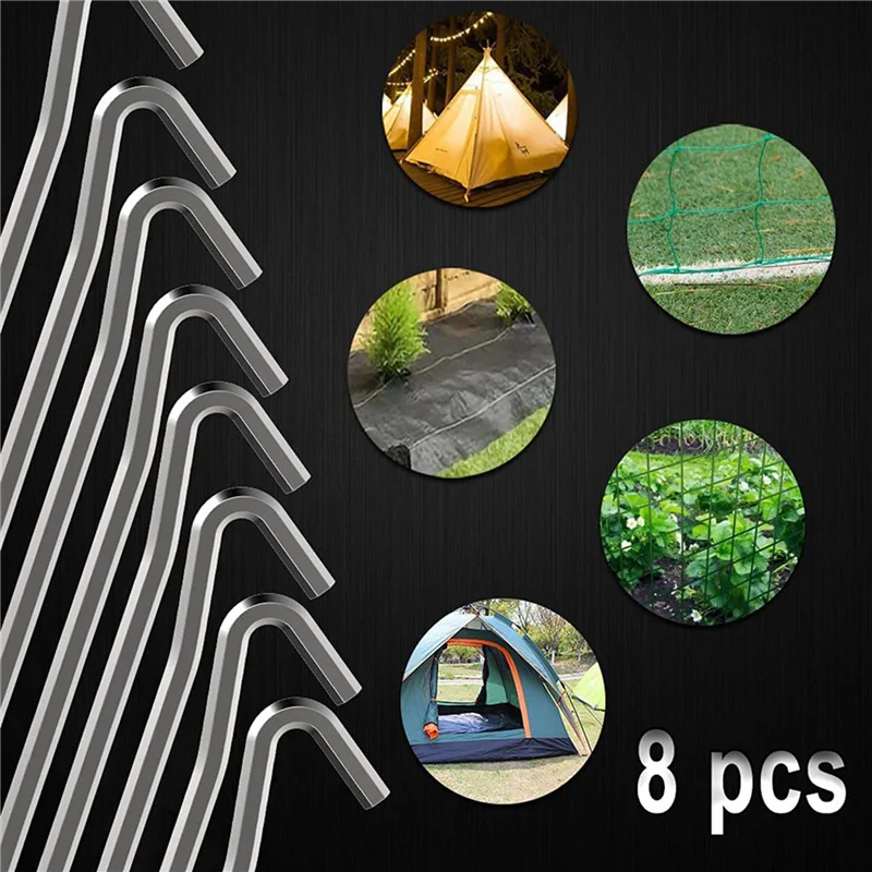 ELOS-Tent Pegs 32 PCS 18Cm Metal Heavy Duty Tent Hooks Aluminum Alloy Rust Free Camping Tent Ground Pegs
ELOS-Tent Pegs 32 PCS 18Cm Metal Heavy Duty Tent Hooks Aluminum Alloy Rust Free Camping Tent Ground Pegs