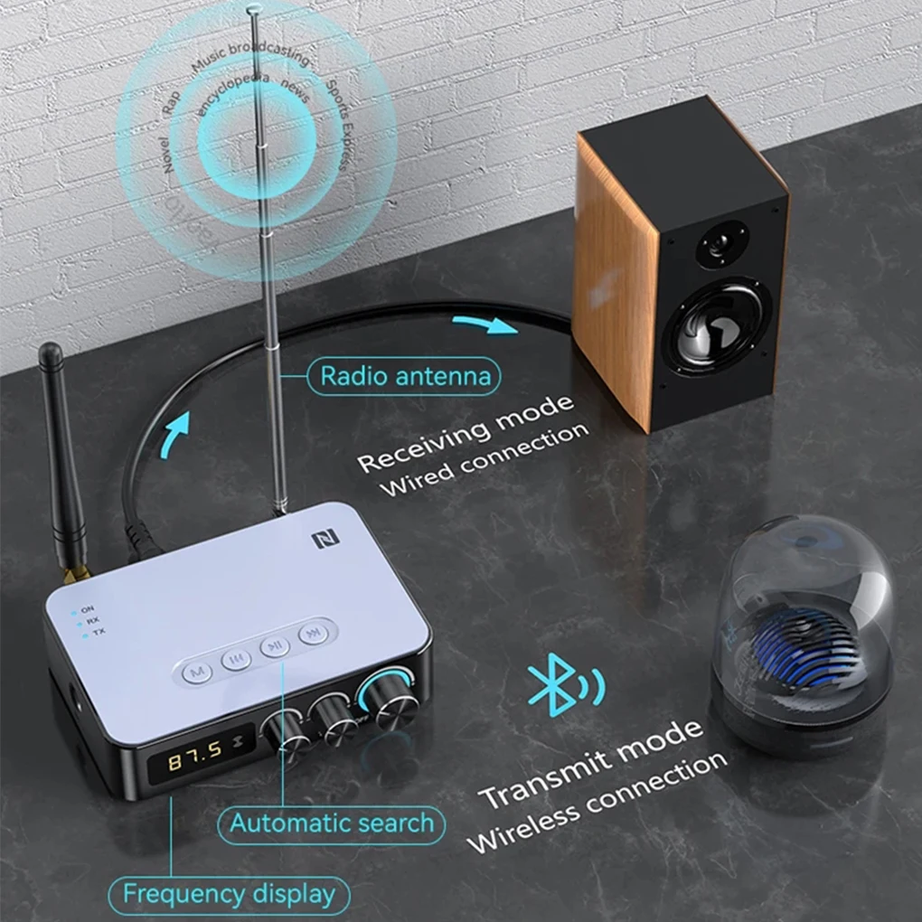 Черный, попрощайтесь с проводами с простым Bluetooth аудио-адаптером, простой в использовании беспроводной аудиоприемник-передатчик
Черный, попрощайтесь с проводами с простым Bluetooth аудио-адаптером, простой в использовании беспроводной аудиоприемник-передатчик