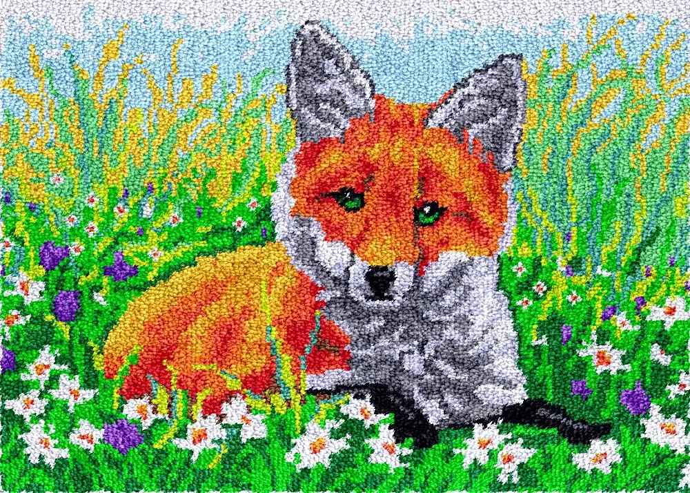 Fox Latch hook rug kits crochet hooks Carpet embroidery Stitch threads Set hobby craft diy Bag plastic canva making art tapestry
Fox Latch hook rug kits crochet hooks Carpet embroidery Stitch threads Set hobby craft diy Bag plastic canva making art tapestry