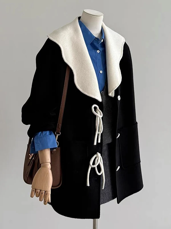 plus Size 300 Pou Woolen Coat Women Fat MM Winter High-End Feeling Mid-Length Unique Super Beautiful Woolen Outerwear
plus Size 300 Pou Woolen Coat Women Fat MM Winter High-End Feeling Mid-Length Unique Super Beautiful Woolen Outerwear