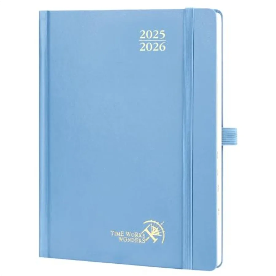 Planner 20252026 Medium 6.5'' x 8.5'' Hard Cover Academic Calendar (July 25June 26) Daily Weekly and Monthly Appointment Book w 
Planner 20252026 Medium 6.5'' x 8.5'' Hard Cover Academic Calendar (July 25June 26) Daily Weekly and Monthly Appointment Book w