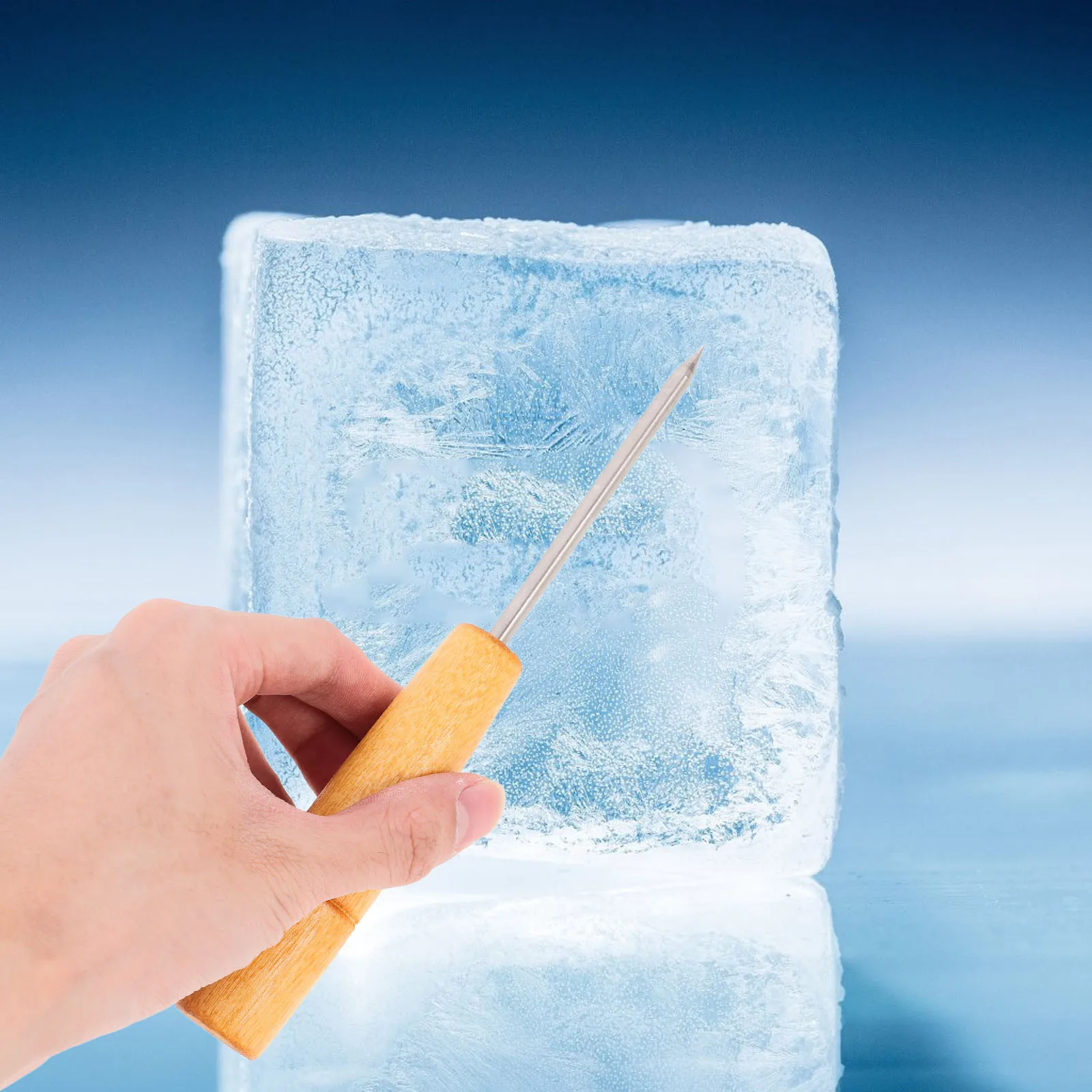 2 Pcs Ice Cone Sculpture Fork Bartender Breaking Picks Safety outside Hammer Wooden Handle
2 Pcs Ice Cone Sculpture Fork Bartender Breaking Picks Safety outside Hammer Wooden Handle