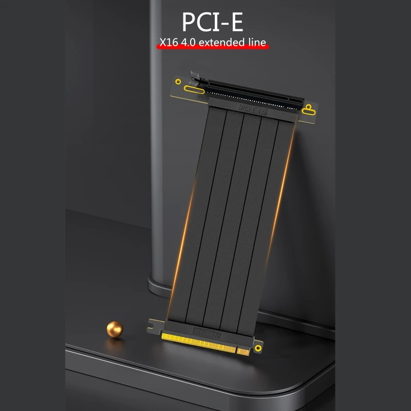Full Speed PCIE 4.0 16x Riser Cable Graphics Card Extension Cable PCI GPU Expansion Card Riser Shielded Extender
Full Speed PCIE 4.0 16x Riser Cable Graphics Card Extension Cable PCI GPU Expansion Card Riser Shielded Extender