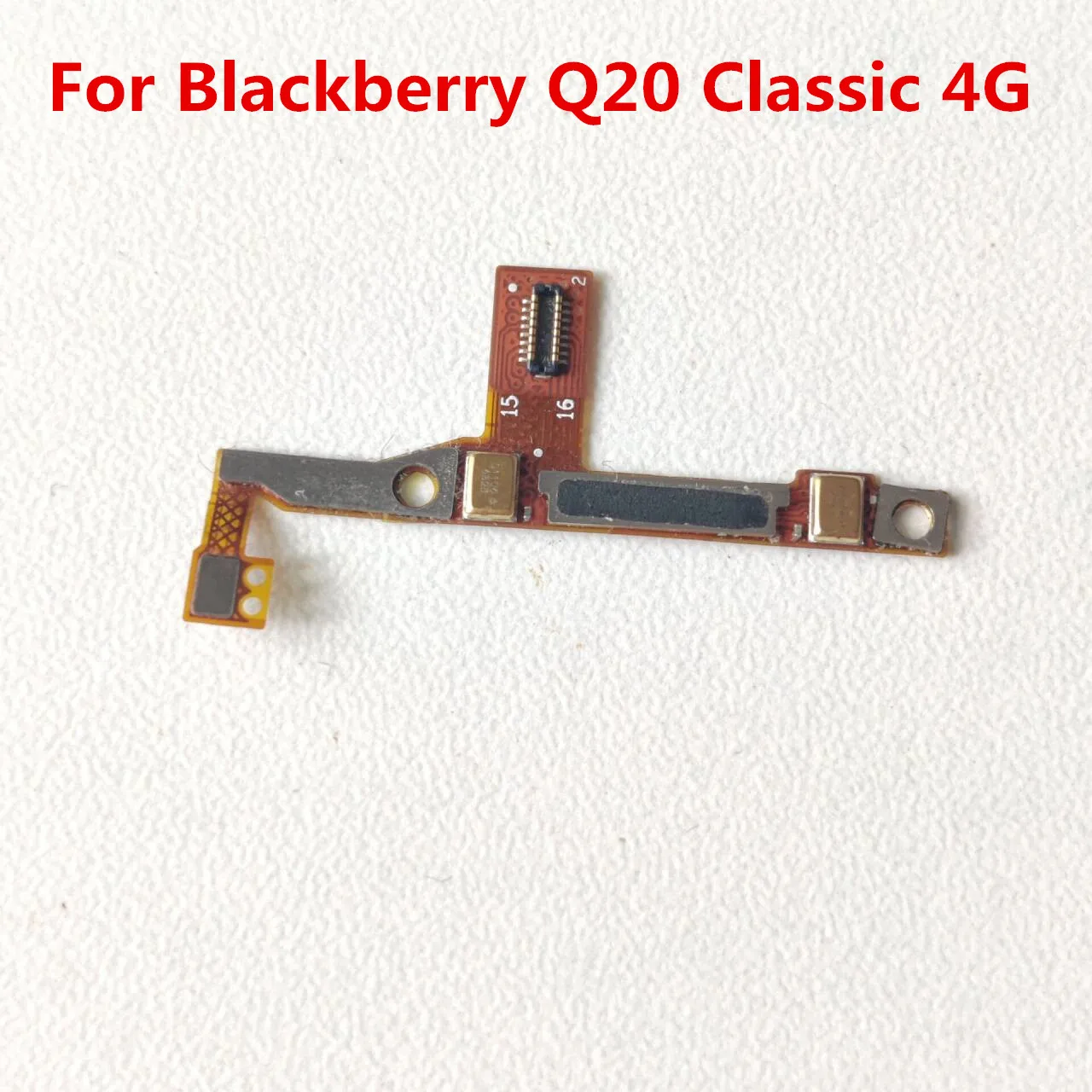 Pop For Blackberry Q20 Classic 4G Cell Phone Side Power Control Buttons With Microphone FPC Side Parts MIC Flex Cable Flash Ligh
Pop For Blackberry Q20 Classic 4G Cell Phone Side Power Control Buttons With Microphone FPC Side Parts MIC Flex Cable Flash Ligh