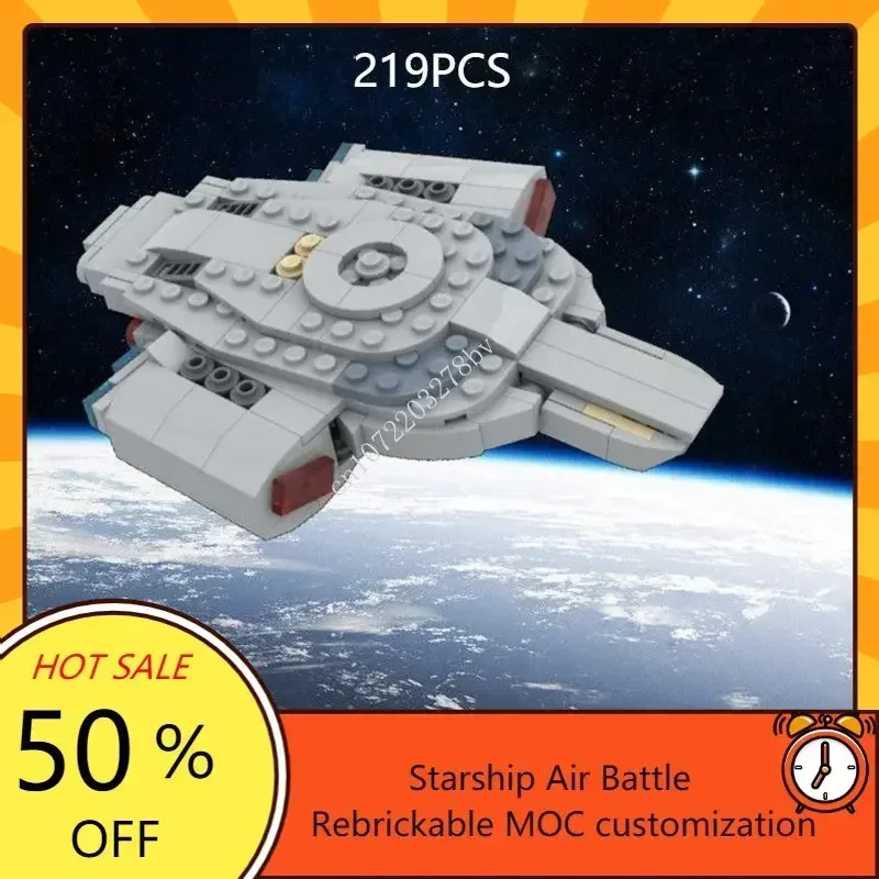 219 детали USS Defiant NX-74205 MOC-67366 космический корабль фильмы модульные пазлы на заказ развивающая игрушка подарок на Рождество и день рождения для ребенка
219 детали USS Defiant NX-74205 MOC-67366 космический корабль фильмы модульные пазлы на заказ развивающая игрушка подарок на Рождество и день рождения для ребенка