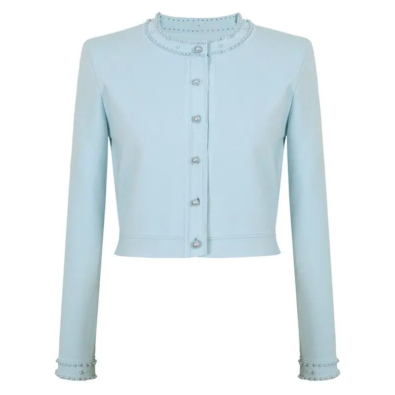 Fashionable Women's Long Sleeve round Neck Pearl Knitwear Versatile Top Stylish Open Cardigan Outerwear Spring Autumn New Arr...
Fashionable Women's Long Sleeve round Neck Pearl Knitwear Versatile Top Stylish Open Cardigan Outerwear Spring Autumn New Arr...