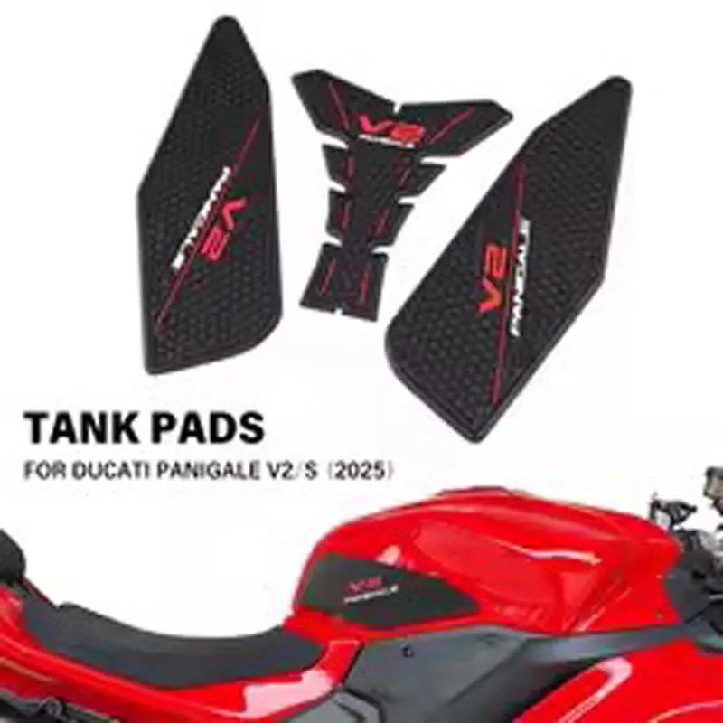 Для мотоцикла боковая/верхняя накладка на бак для Ducati Panigale V2/S 2025 + резиновая нескользящая наклейка на топливный бак против царапин наклейка 
Для мотоцикла боковая/верхняя накладка на бак для Ducati Panigale V2/S 2025 + резиновая нескользящая наклейка на топливный бак против царапин наклейка