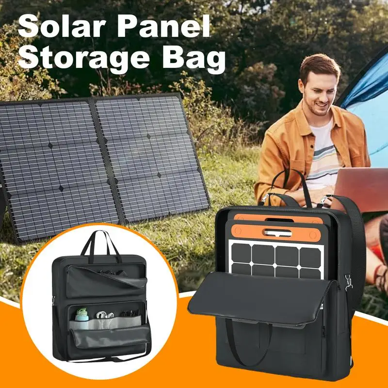 Solar Panel Storage Bag Double-Layer Solar Panel Carrier Heavy Duty Protector With Adjustable Shoulder Strap For Camping Hiking
Solar Panel Storage Bag Double-Layer Solar Panel Carrier Heavy Duty Protector With Adjustable Shoulder Strap For Camping Hiking