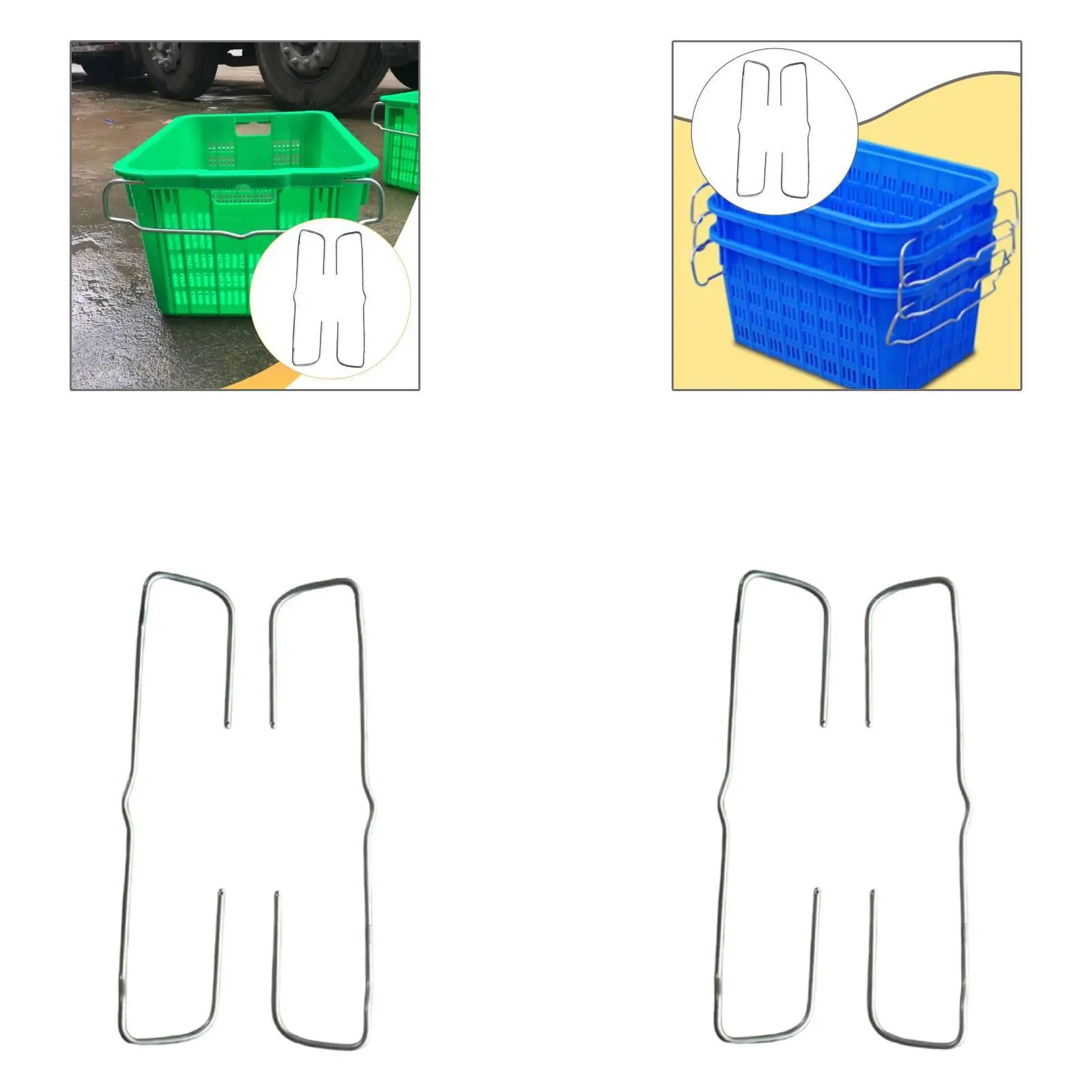 2 Pieces Curved Handle Space Saving Simple Installation Replacement Reversible Handles for Pantry Crates Basket Accessory
2 Pieces Curved Handle Space Saving Simple Installation Replacement Reversible Handles for Pantry Crates Basket Accessory