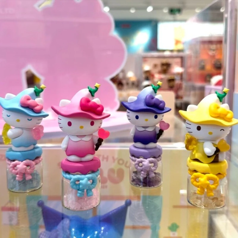 Sanrio Hello Kitty Fairy Floral Crystal Wish Bottle Blind Box Action Figure Mystery Box Anime Figurine Desk Model SurpriseToys
Sanrio Hello Kitty Fairy Floral Crystal Wish Bottle Blind Box Action Figure Mystery Box Anime Figurine Desk Model SurpriseToys