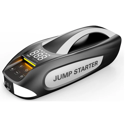 Portable Car Battery Booster Jump Starter 27000mAh Power Bank Digital Screen LED Light 6000A Peak Current Output Tyre Inflator
Portable Car Battery Booster Jump Starter 27000mAh Power Bank Digital Screen LED Light 6000A Peak Current Output Tyre Inflator