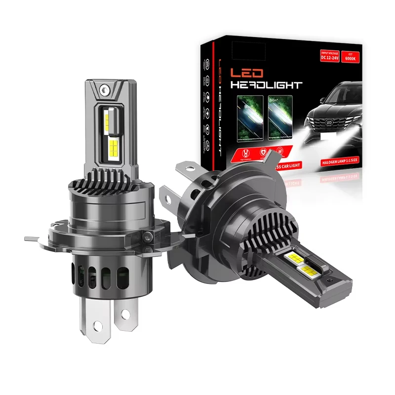 2Pcs 25000LM Turbo LED H4 9003 High Low Beam Headlight Bulbs with Dual Fan Car Lights Canbus NO Error 80W High Power
2Pcs 25000LM Turbo LED H4 9003 High Low Beam Headlight Bulbs with Dual Fan Car Lights Canbus NO Error 80W High Power