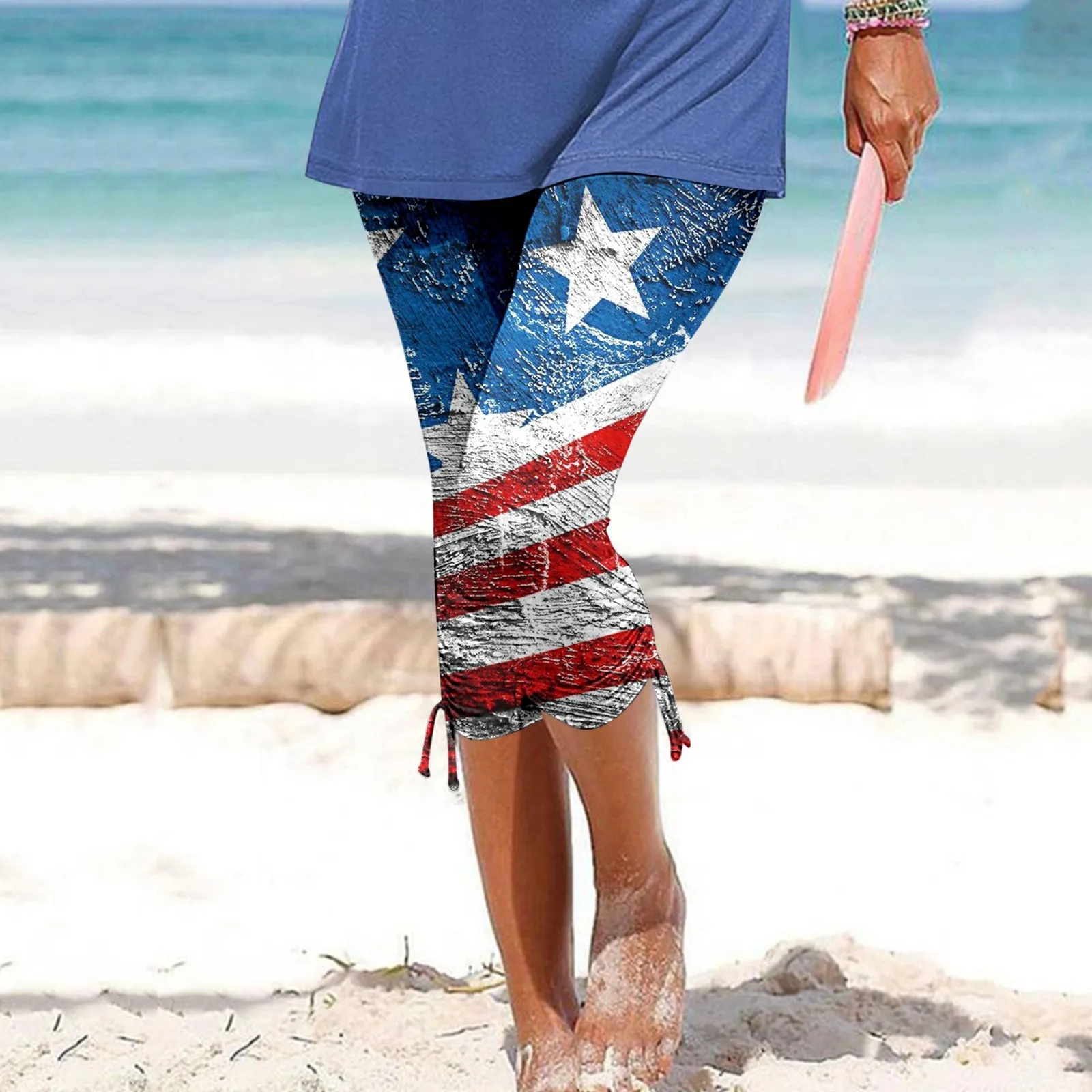 Леггинсы с принтом американского флага для женщин, летние модные повседневные праздничные узкие укороченные брюки на День независимости, брюки
Леггинсы с принтом американского флага для женщин, летние модные повседневные праздничные узкие укороченные брюки на День независимости, брюки