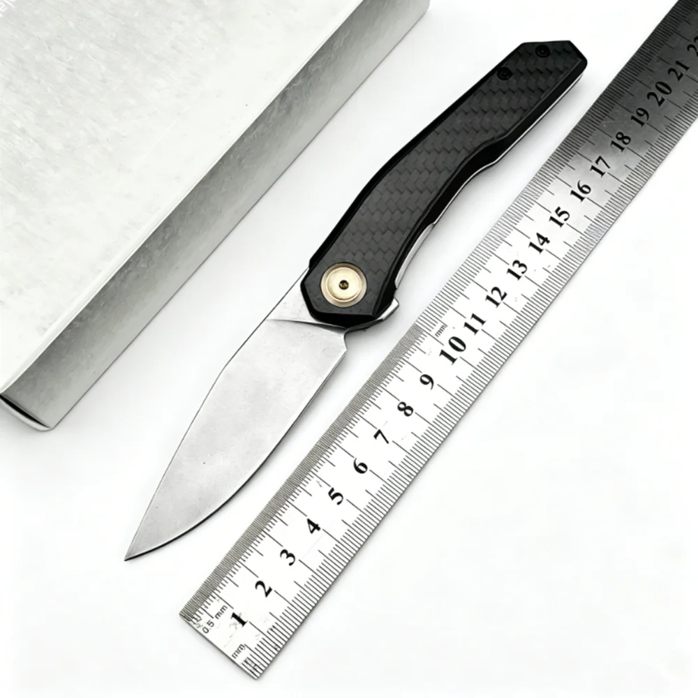 Free Wolf F0545 D2 Steel Blade Carbon Fiber Handle Ball Bearing Pocket Folding Knife for Survival Hunting EDC Kitchen Use
Free Wolf F0545 D2 Steel Blade Carbon Fiber Handle Ball Bearing Pocket Folding Knife for Survival Hunting EDC Kitchen Use