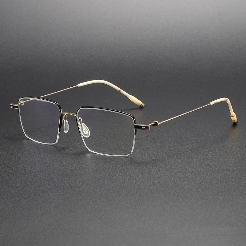 Fashion Ultra-light Retro Pure Titanium Optical Glasses Frame Men's Anti-blue Light Fashion Trend Women's Prescription Eyewear
Fashion Ultra-light Retro Pure Titanium Optical Glasses Frame Men's Anti-blue Light Fashion Trend Women's Prescription Eyewear