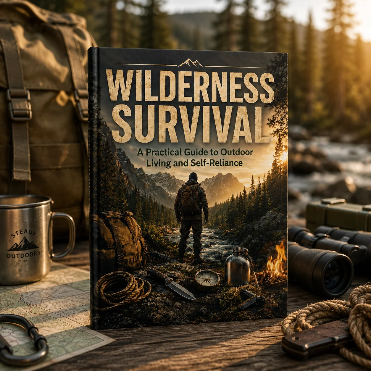 Wilderness Survival Guide, Practical Outdoor Living and Self Reliance Handbook, Field Skills Camping Manual for Beginner
Wilderness Survival Guide, Practical Outdoor Living and Self Reliance Handbook, Field Skills Camping Manual for Beginner