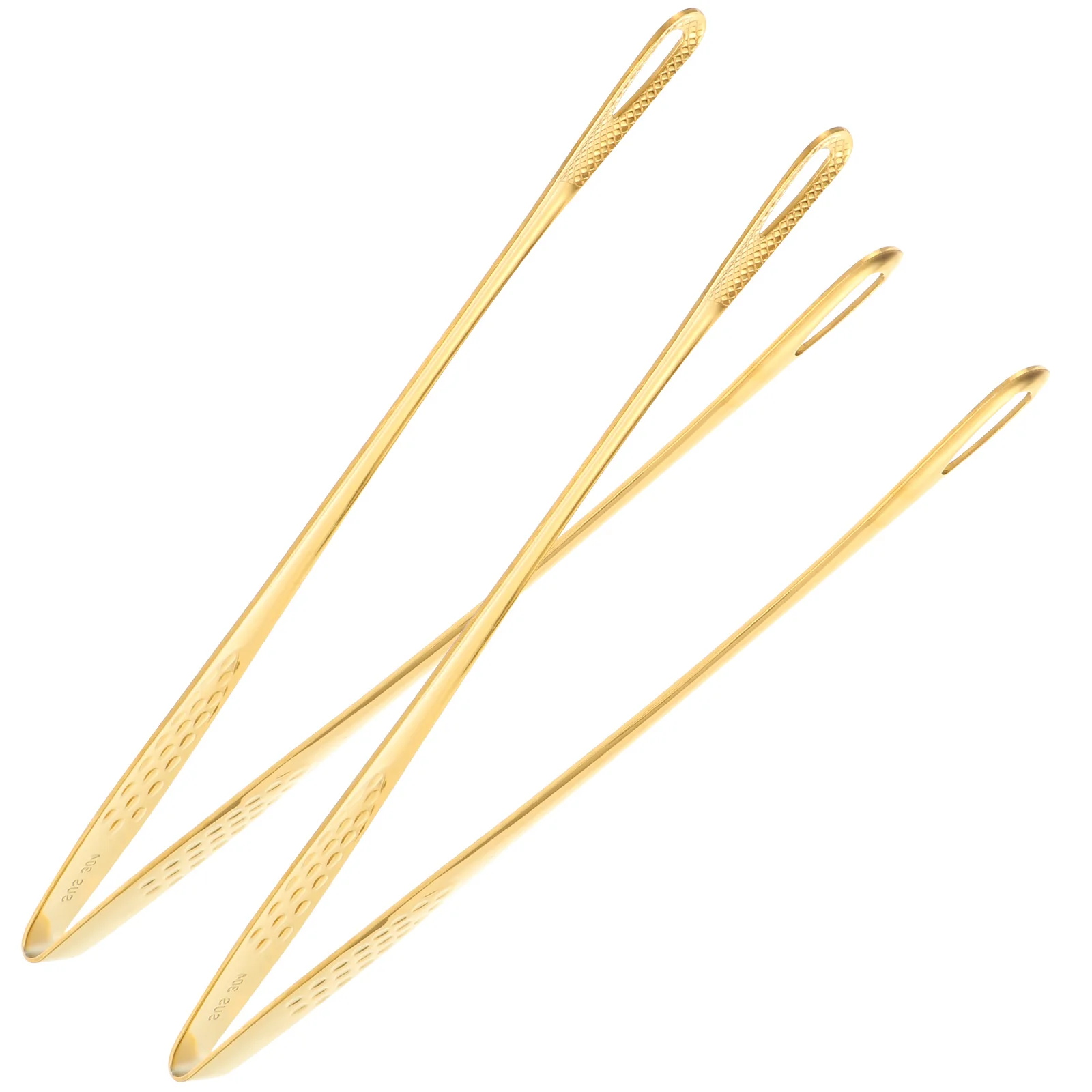Stainless Steel Food Tongs Mini Serving Clamp Skewers Fruit Kabobs Golden Kitchen Tool BBQ Party Restaurant Use
Stainless Steel Food Tongs Mini Serving Clamp Skewers Fruit Kabobs Golden Kitchen Tool BBQ Party Restaurant Use