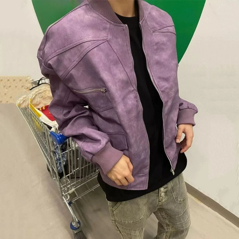 Осень-зима 2025: винтажная замшевая куртка унисекс с карманами на молнии в американском уличном стиле, минималистичный дизайн
Осень-зима 2025: винтажная замшевая куртка унисекс с карманами на молнии в американском уличном стиле, минималистичный дизайн