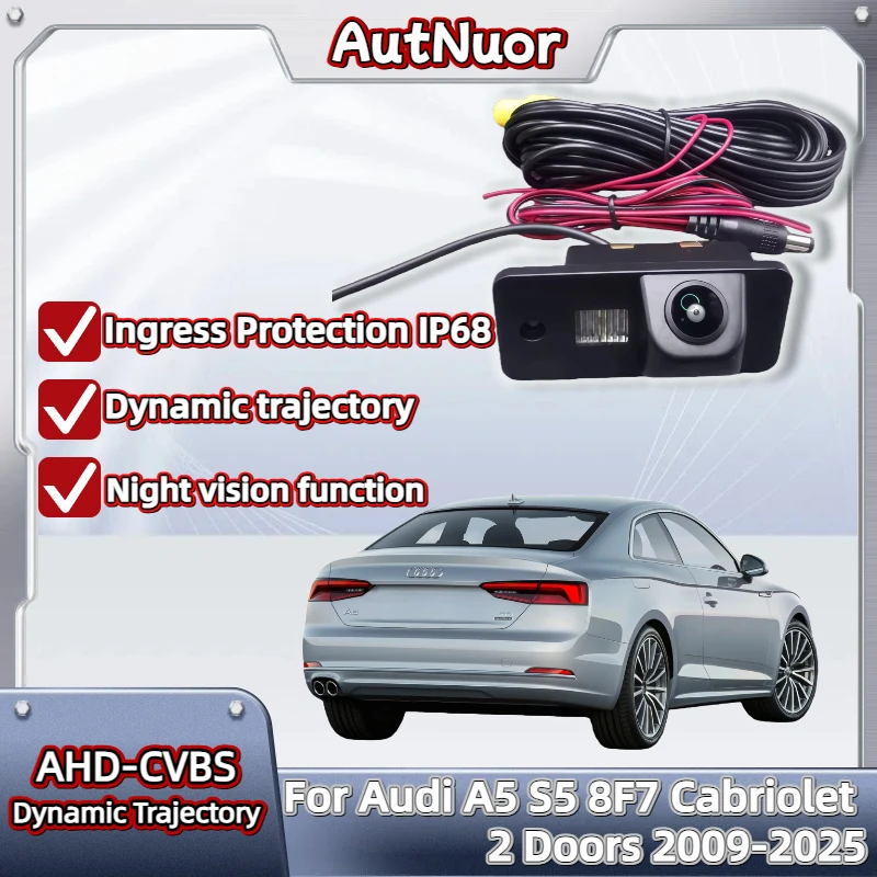 HD камера заднего вида «рыбий глаз» для Audi A5 S5 8F7 Cabriolet 2 двери 2009-2025 ночного видения резервная парковочная камера заднего вида
HD камера заднего вида «рыбий глаз» для Audi A5 S5 8F7 Cabriolet 2 двери 2009-2025 ночного видения резервная парковочная камера заднего вида