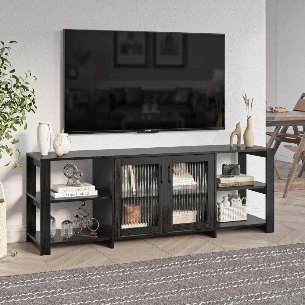 Entertainment Center With 2 Doors & Open 4 Cubby Spaces Bedroom Night Stand Tv Mid Century Modern TV Stand for 70 Inch TV
Entertainment Center With 2 Doors & Open 4 Cubby Spaces Bedroom Night Stand Tv Mid Century Modern TV Stand for 70 Inch TV