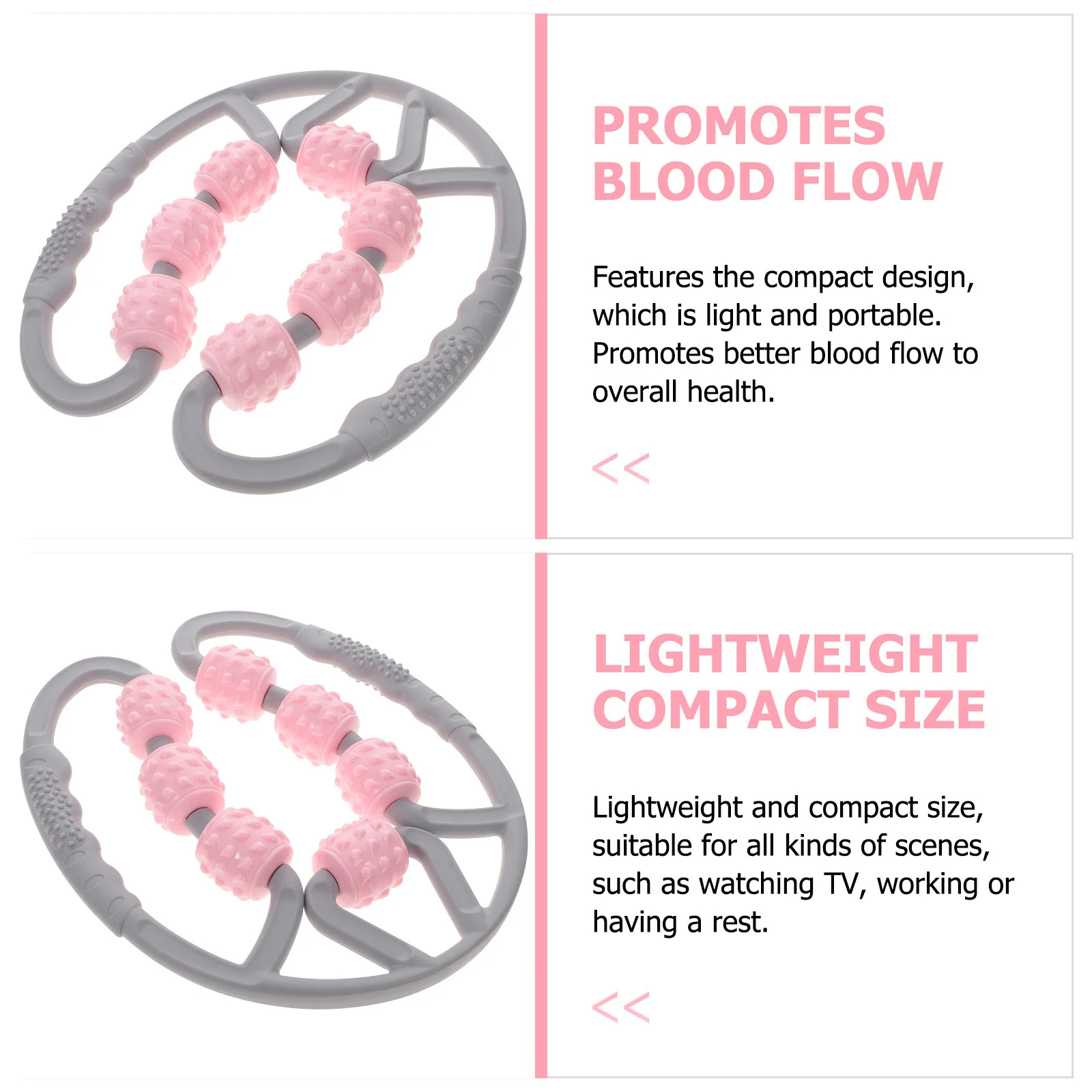 Легкий массажер для ног с семью колесами, роликовый массажер для расслабления мышц, оборудование для массажа тела, компактный инструмент для фитнеса для домашнего офиса
Легкий массажер для ног с семью колесами, роликовый массажер для расслабления мышц, оборудование для массажа тела, компактный инструмент для фитнеса для домашнего офиса