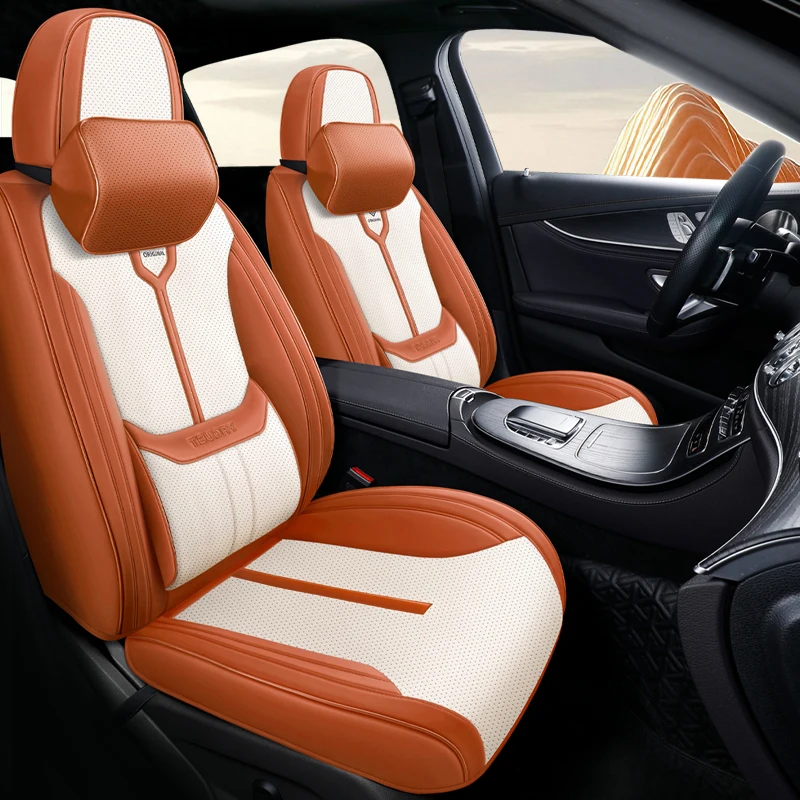 Deluxe 5-Seater Perforated PU Leather Auto Seat Covers - 2 Headrests & Lumbar Support, Wearproof & Easy-Clean
Deluxe 5-Seater Perforated PU Leather Auto Seat Covers - 2 Headrests & Lumbar Support, Wearproof & Easy-Clean